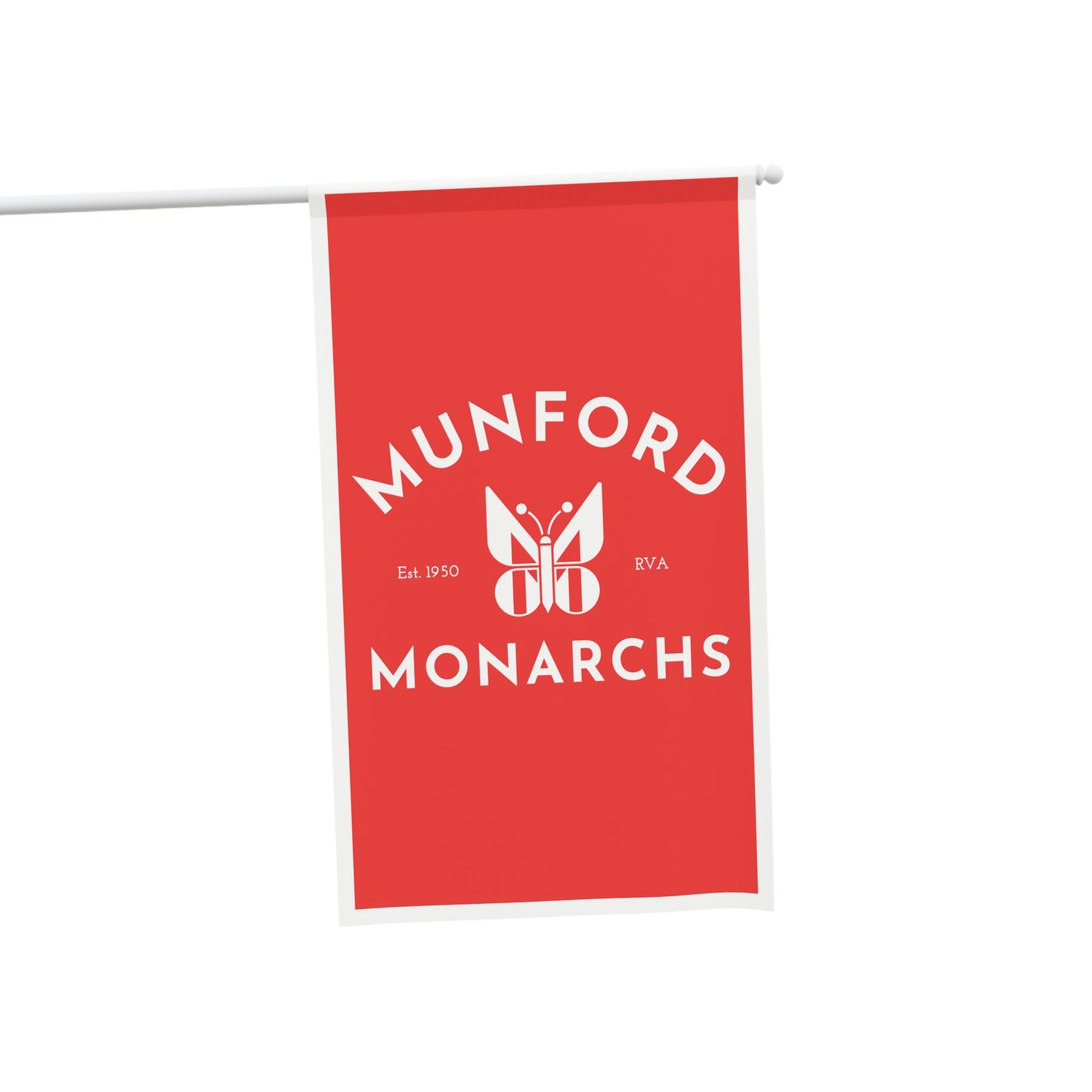 Vertical Monarch Flag