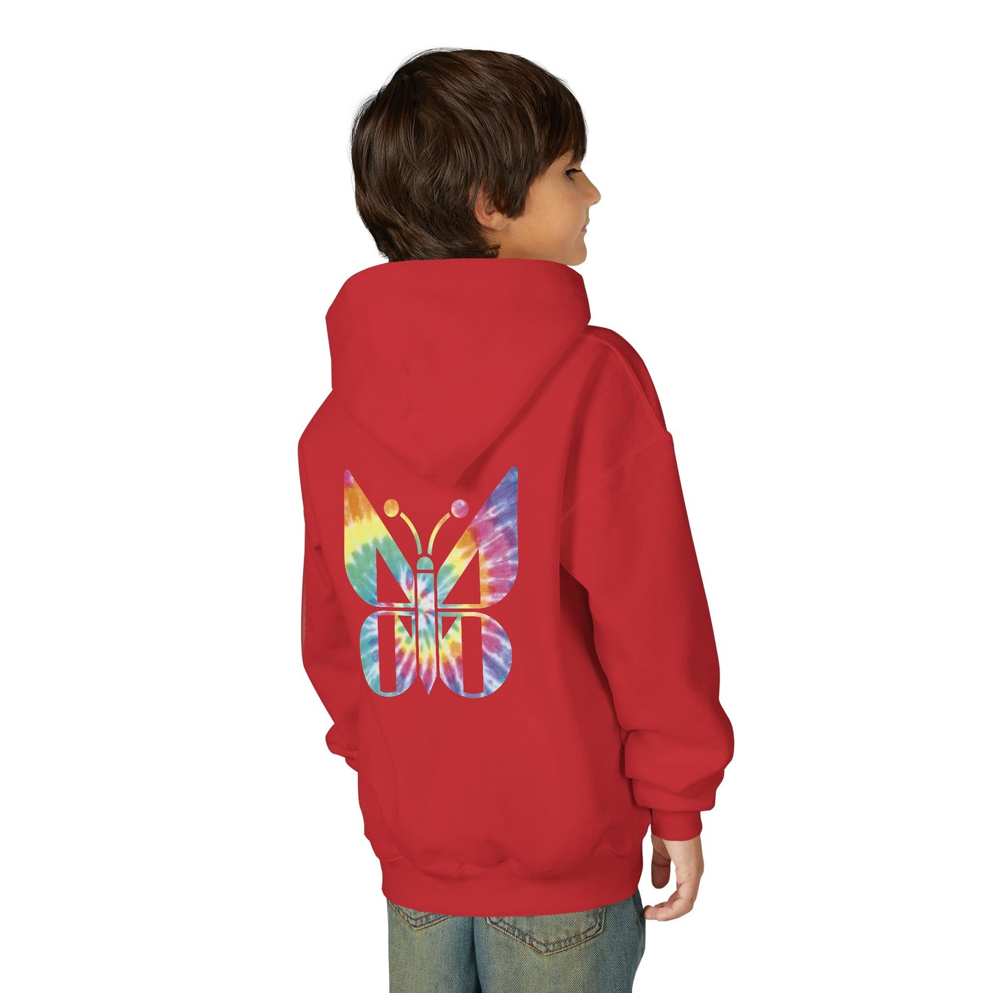Kids Tie-Dye Monarch Heavy Blend Hoodie (Klunderwear™️ by Munford)