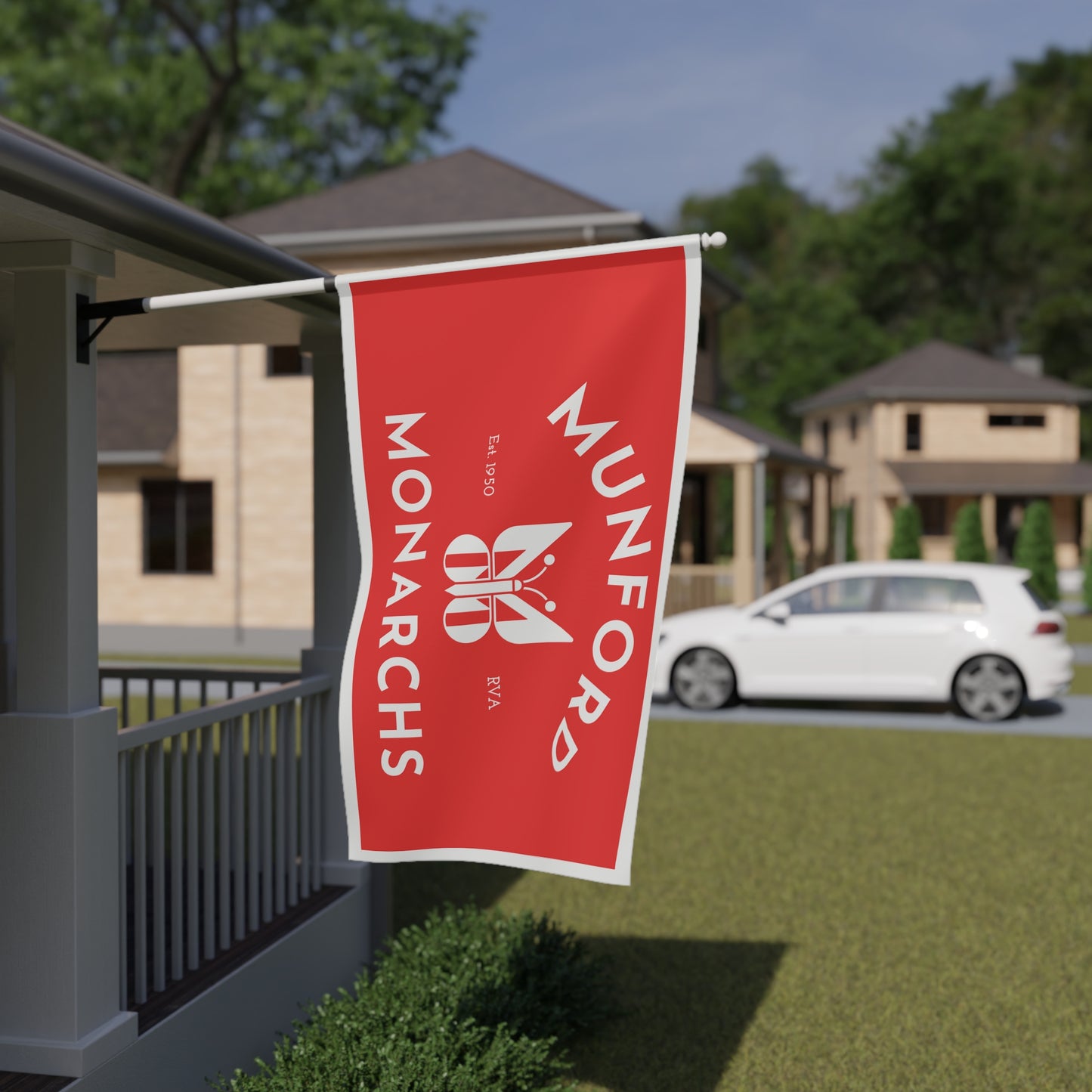 Horizontal Monarch Flag