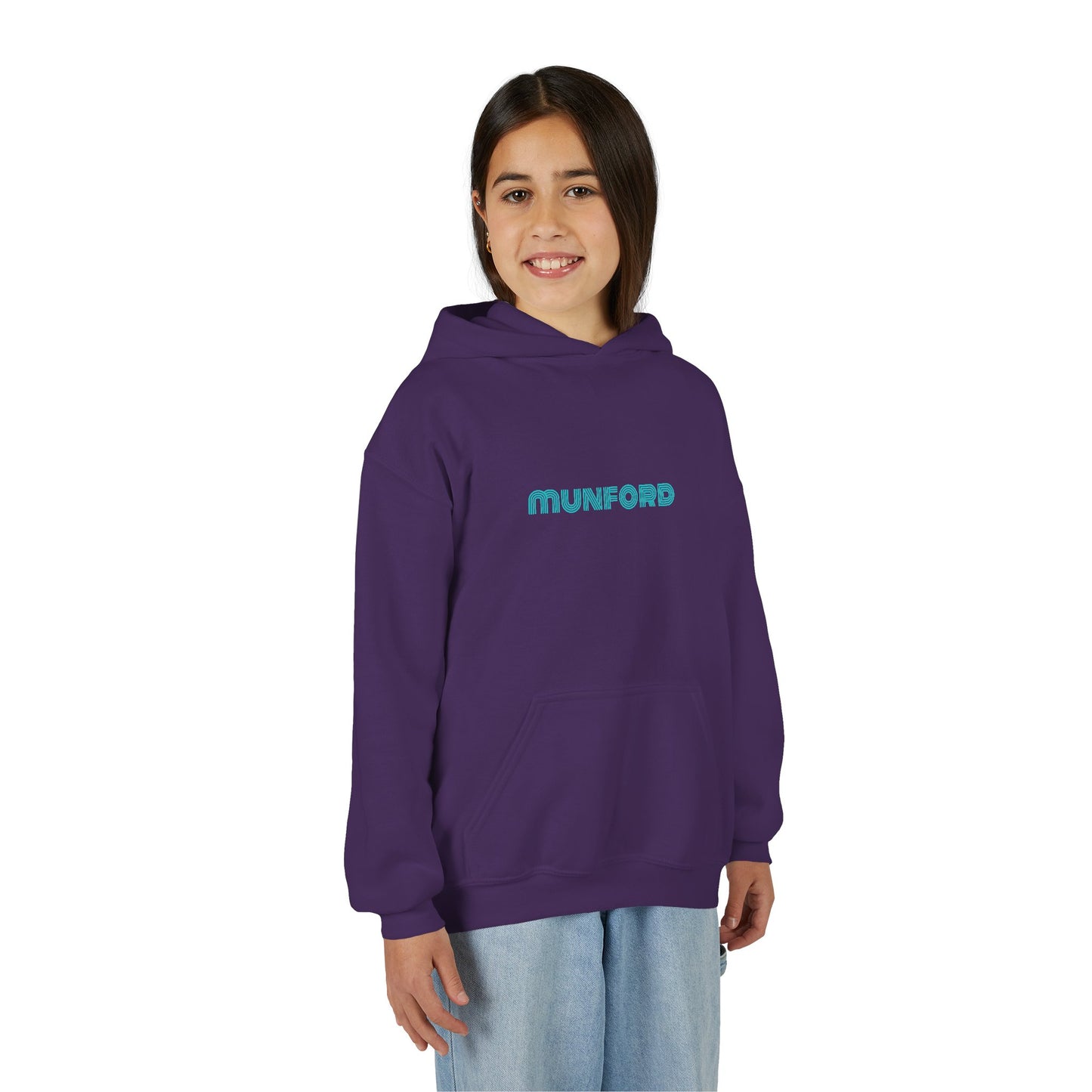 Kids Tie-Dye Monarch Heavy Blend Hoodie (Klunderwear™️ by Munford)