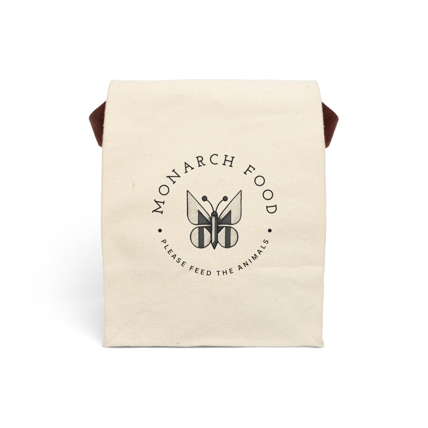 "Monarch Food" Canvas Lunch Bag