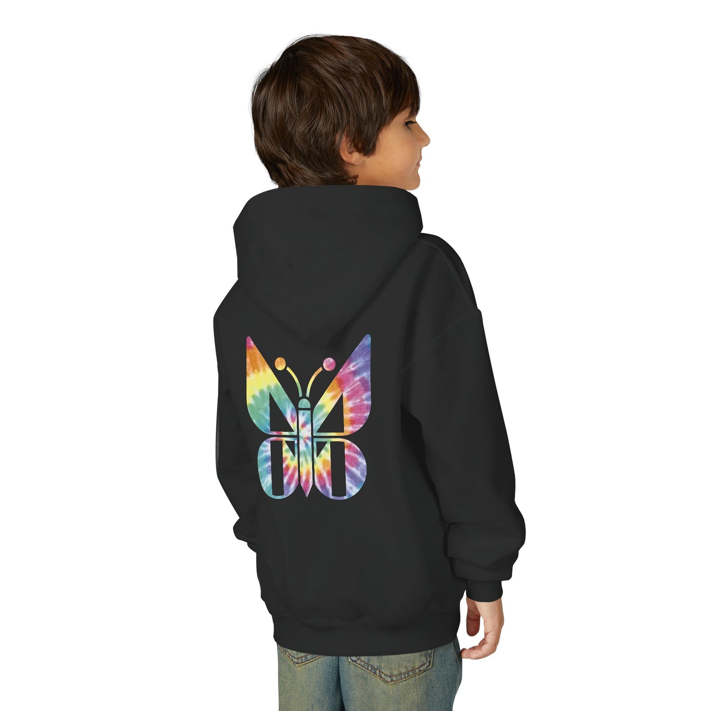 Kids Tie-Dye Monarch Heavy Blend Hoodie (Klunderwear™️ by Munford)