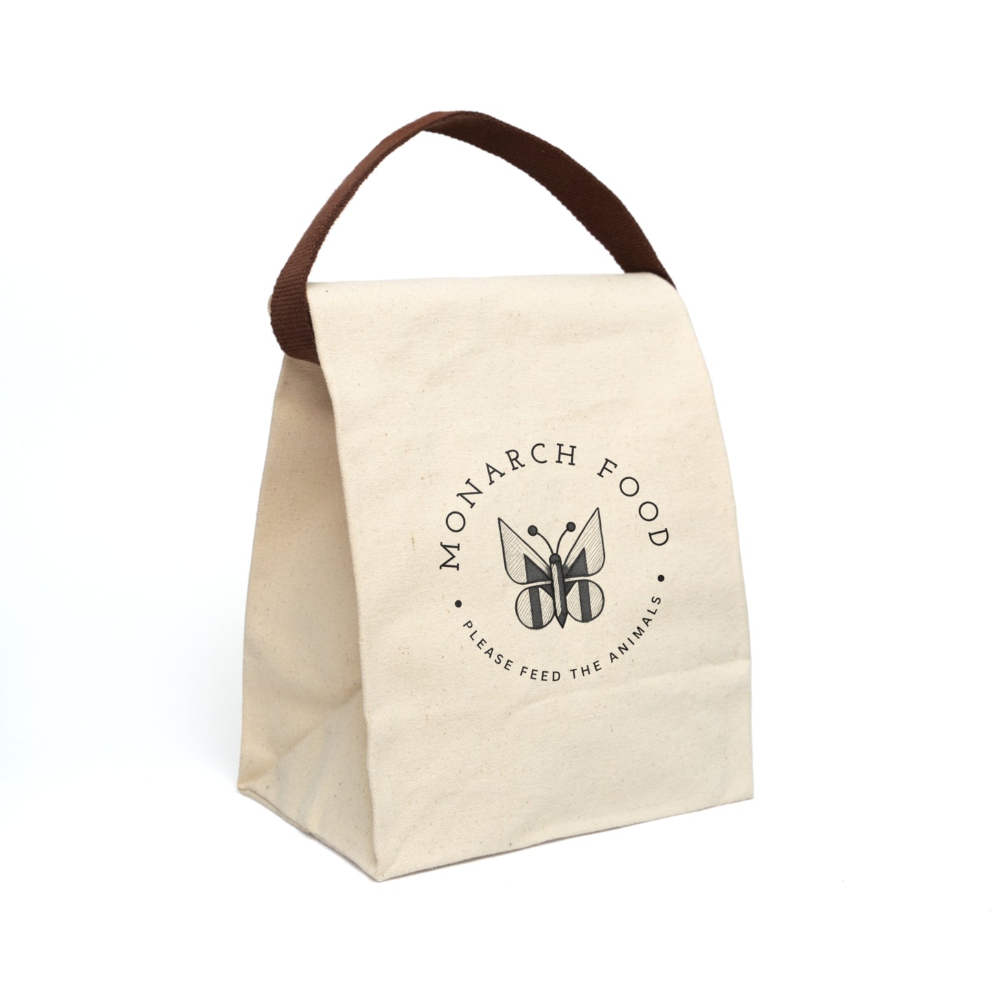 "Monarch Food" Canvas Lunch Bag