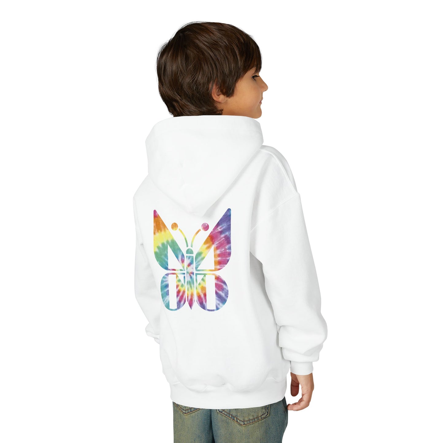Kids Tie-Dye Monarch Heavy Blend Hoodie (Klunderwear™️ by Munford)