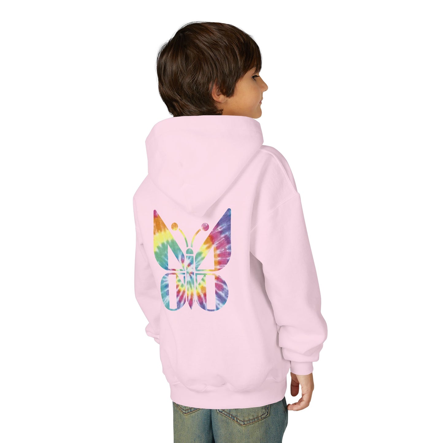 Kids Tie-Dye Monarch Heavy Blend Hoodie (Klunderwear™️ by Munford)