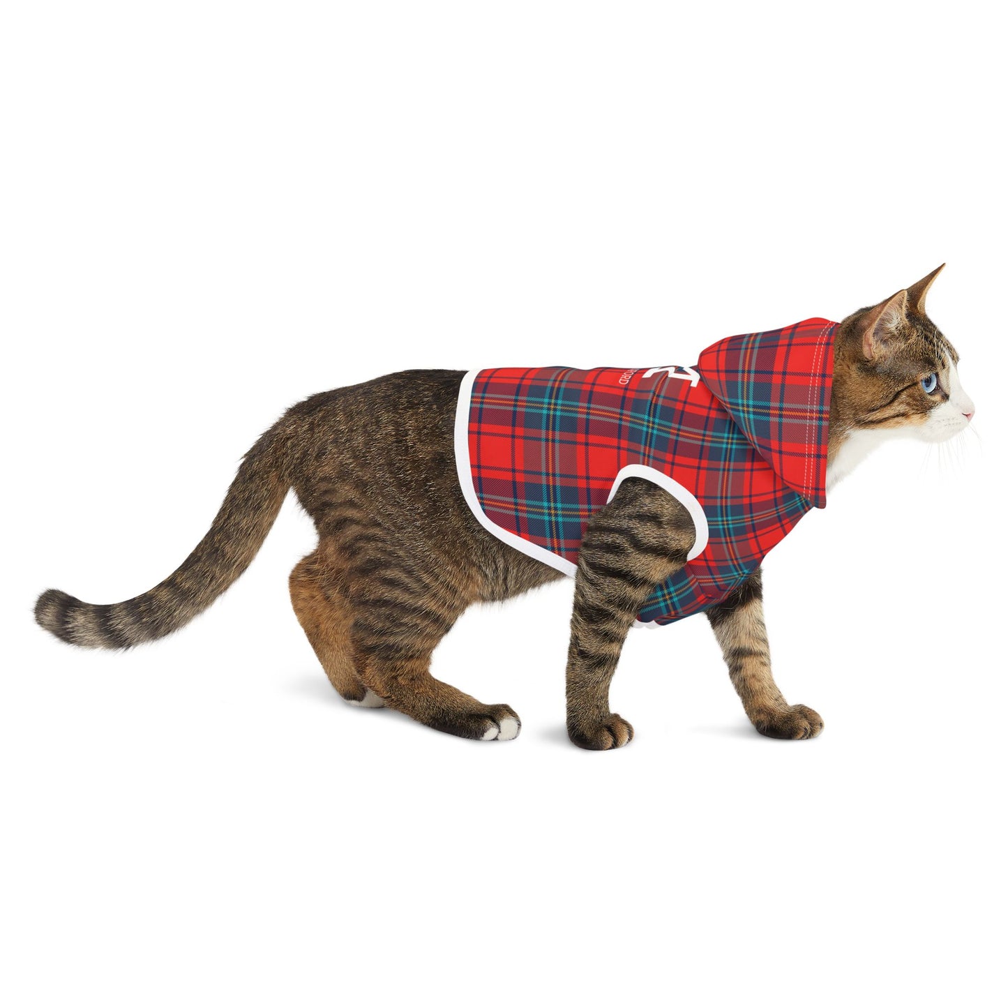 Munford Plaid Pet Hoodie