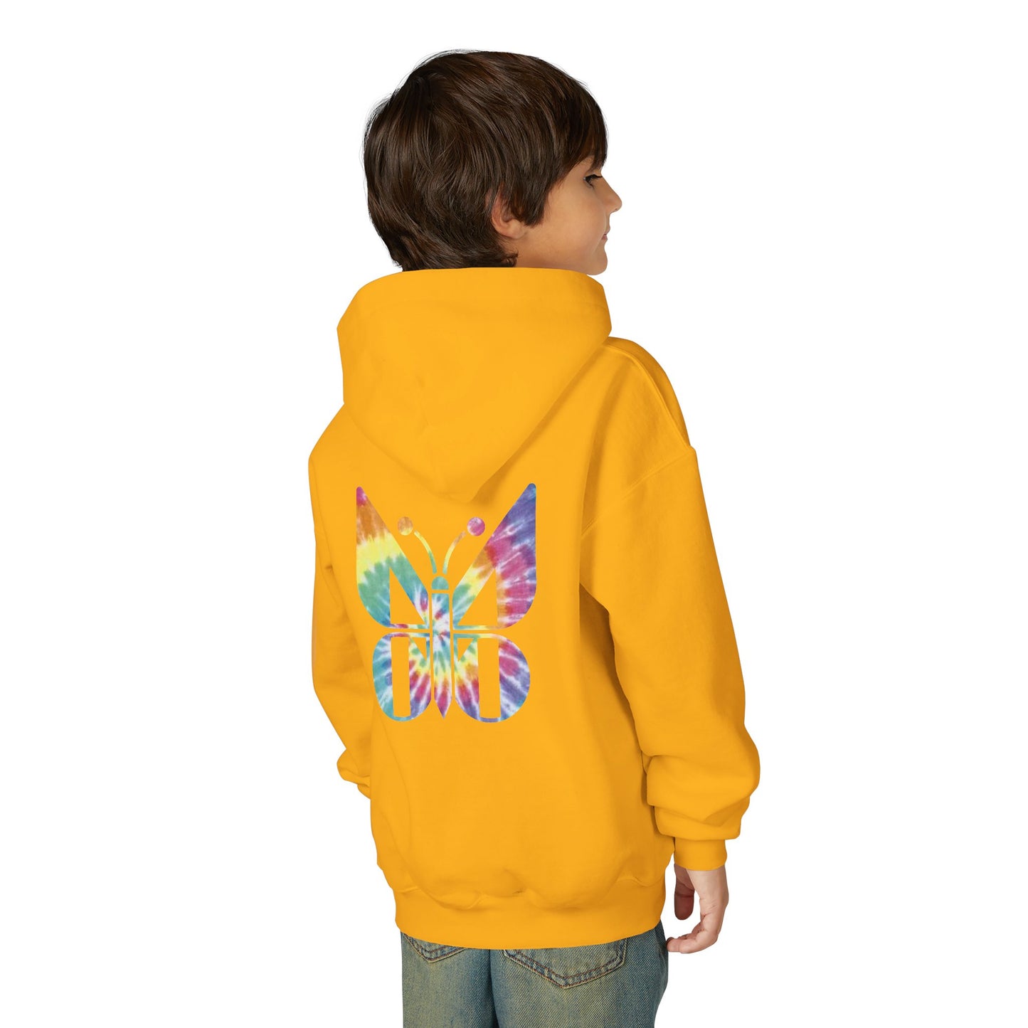 Kids Tie-Dye Monarch Heavy Blend Hoodie (Klunderwear™️ by Munford)