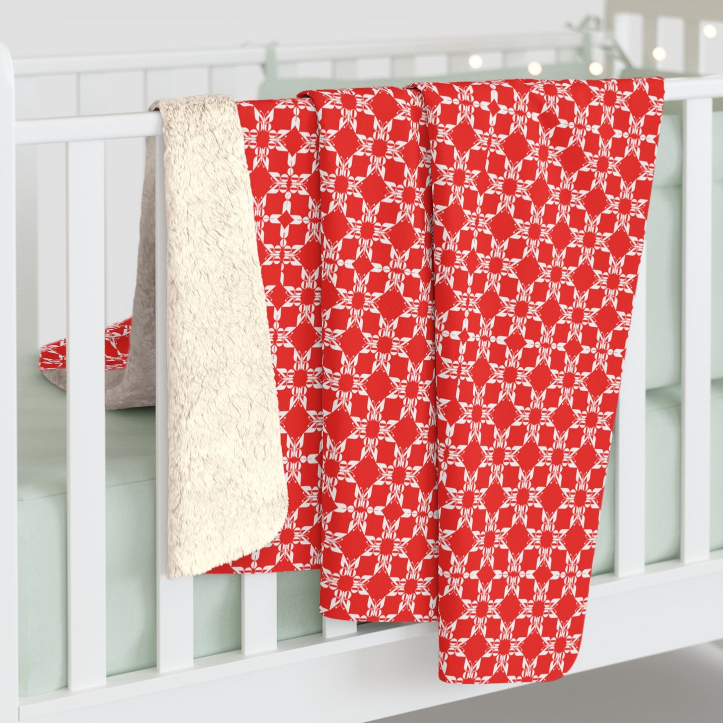 Monarch "Snowflake" Sherpa Fleece Blanket