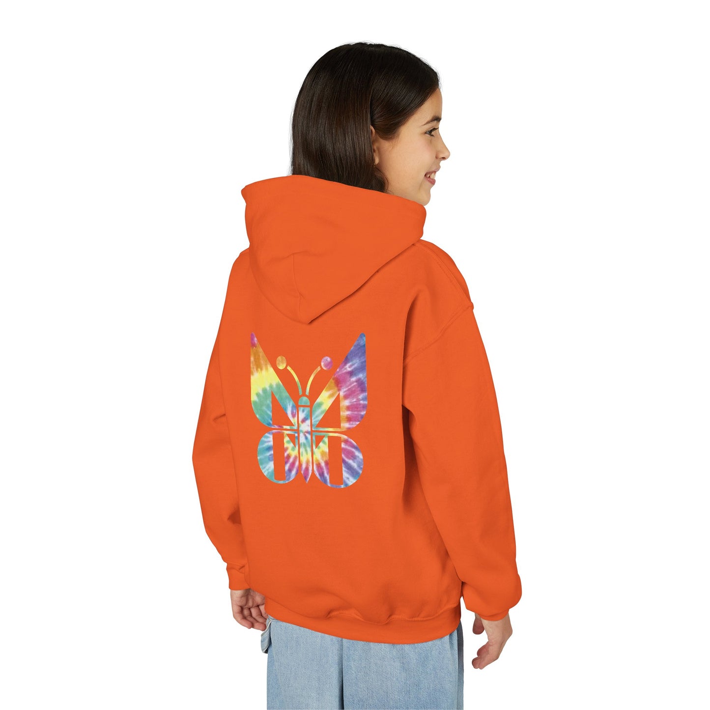 Kids Tie-Dye Monarch Heavy Blend Hoodie (Klunderwear™️ by Munford)