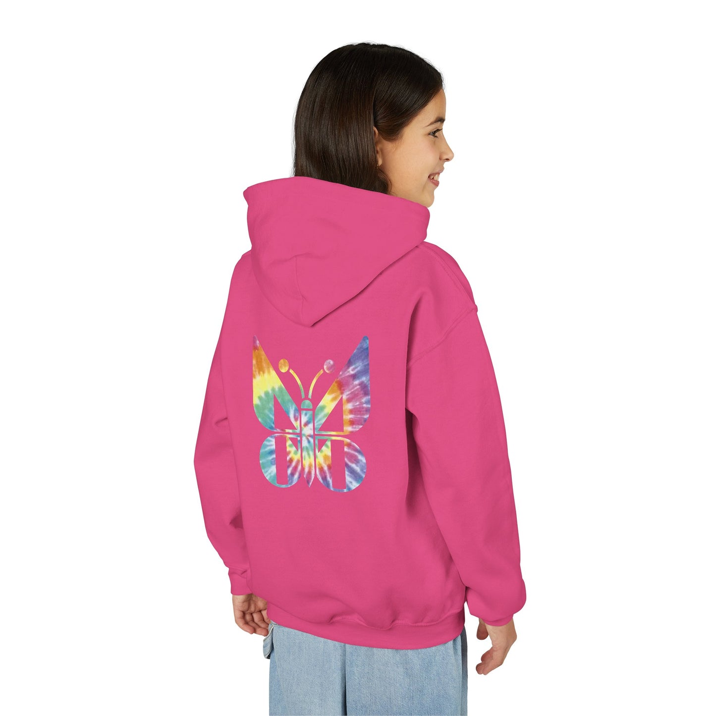 Kids Tie-Dye Monarch Heavy Blend Hoodie (Klunderwear™️ by Munford)
