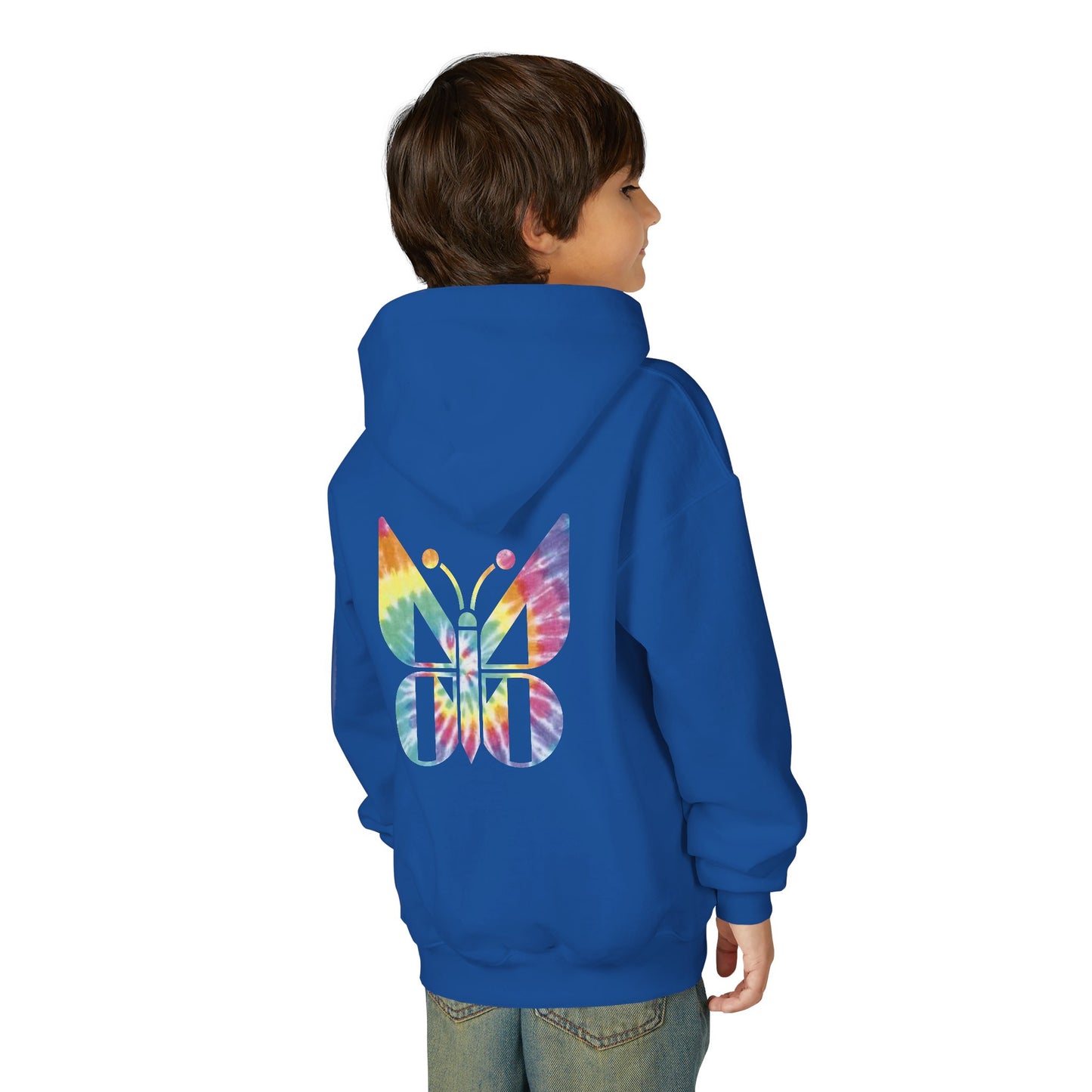 Kids Tie-Dye Monarch Heavy Blend Hoodie (Klunderwear™️ by Munford)