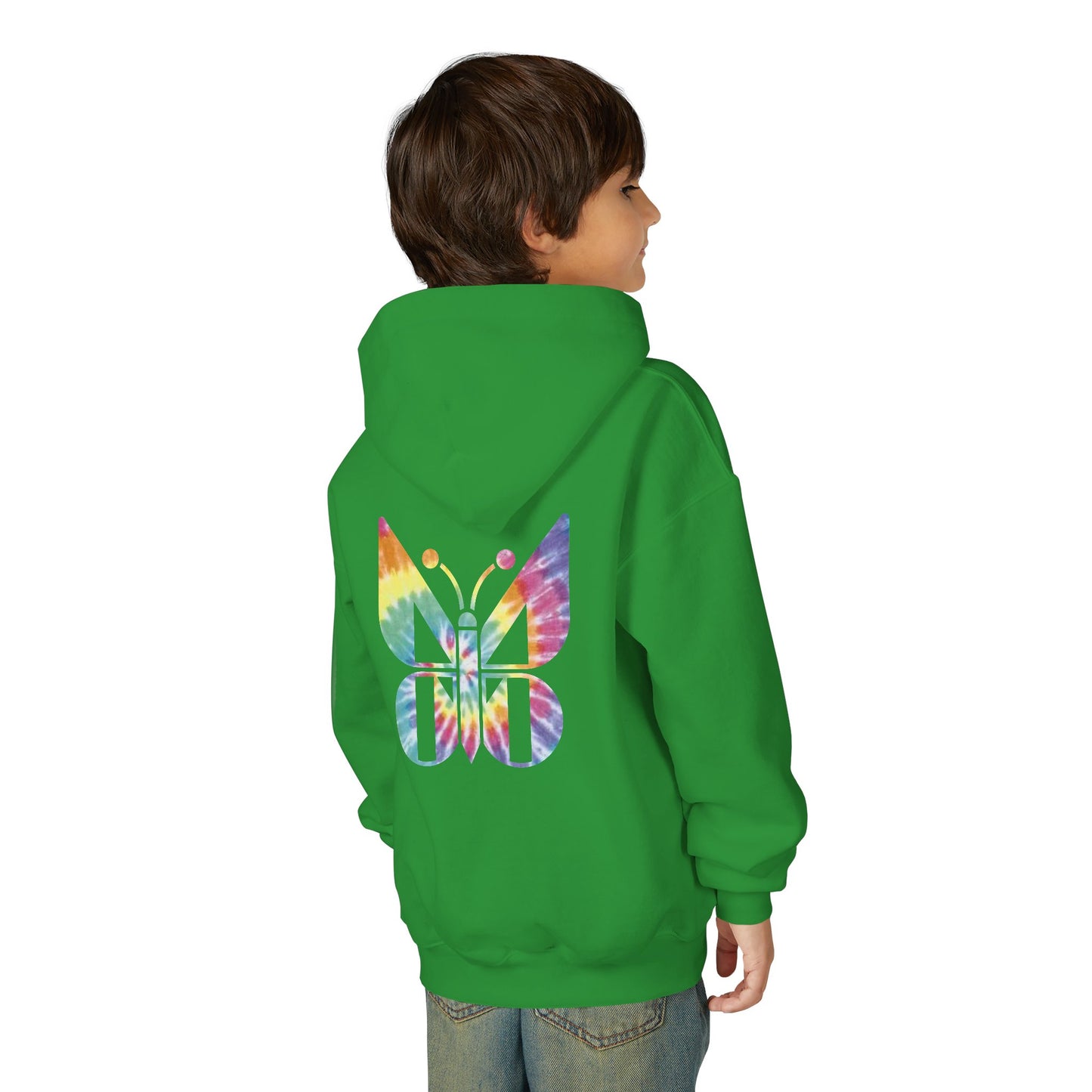 Kids Tie-Dye Monarch Heavy Blend Hoodie (Klunderwear™️ by Munford)