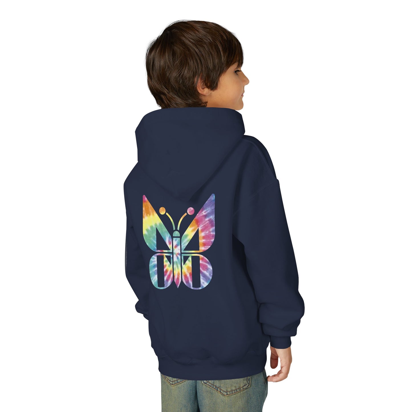 Kids Tie-Dye Monarch Heavy Blend Hoodie (Klunderwear™️ by Munford)