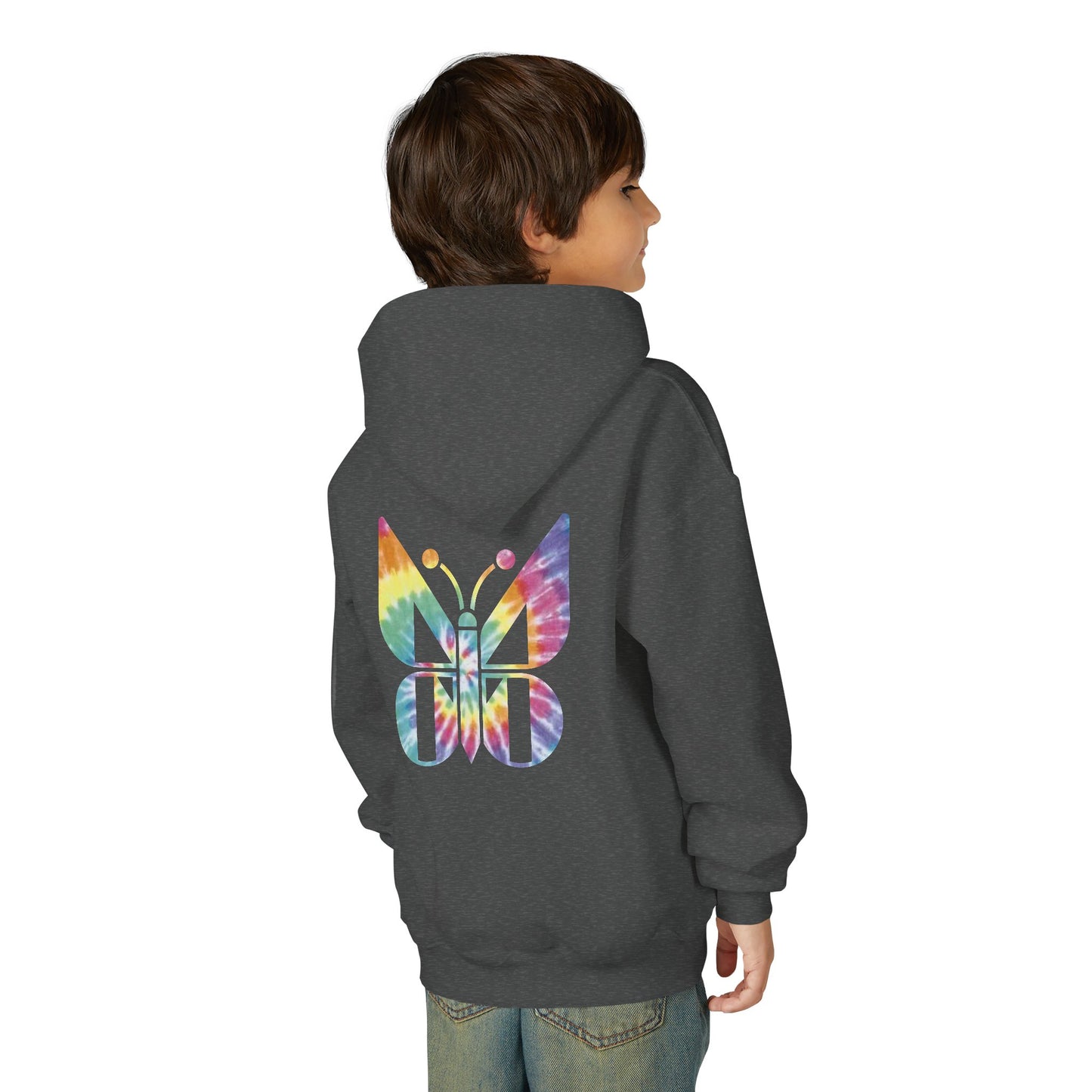 Kids Tie-Dye Monarch Heavy Blend Hoodie (Klunderwear™️ by Munford)