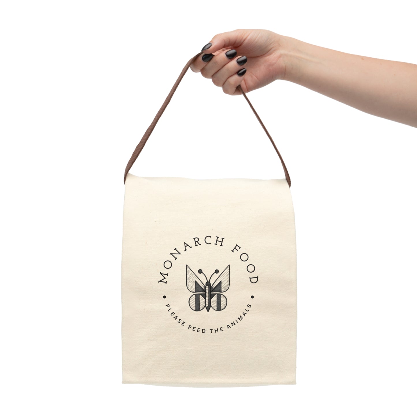 "Monarch Food" Canvas Lunch Bag