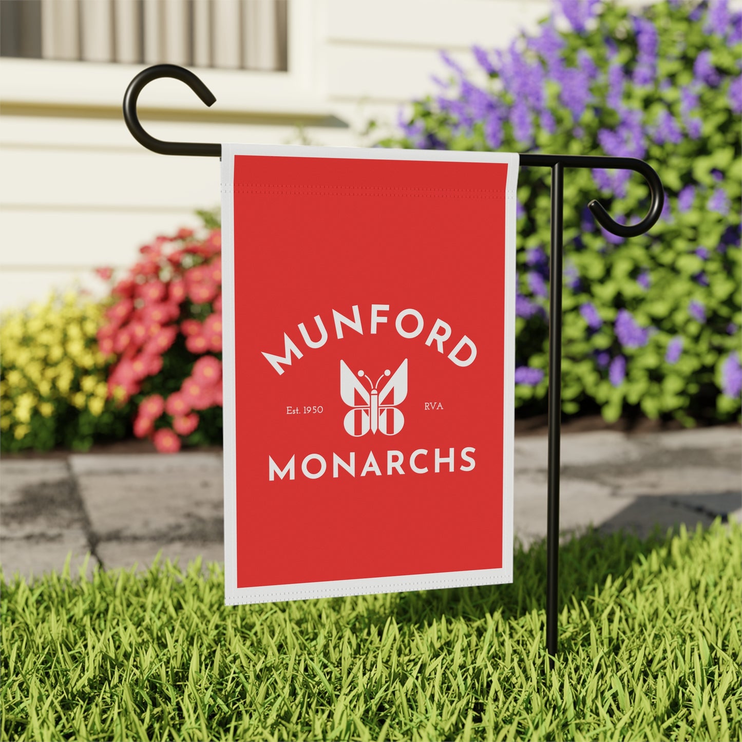 Monarch Garden Flag