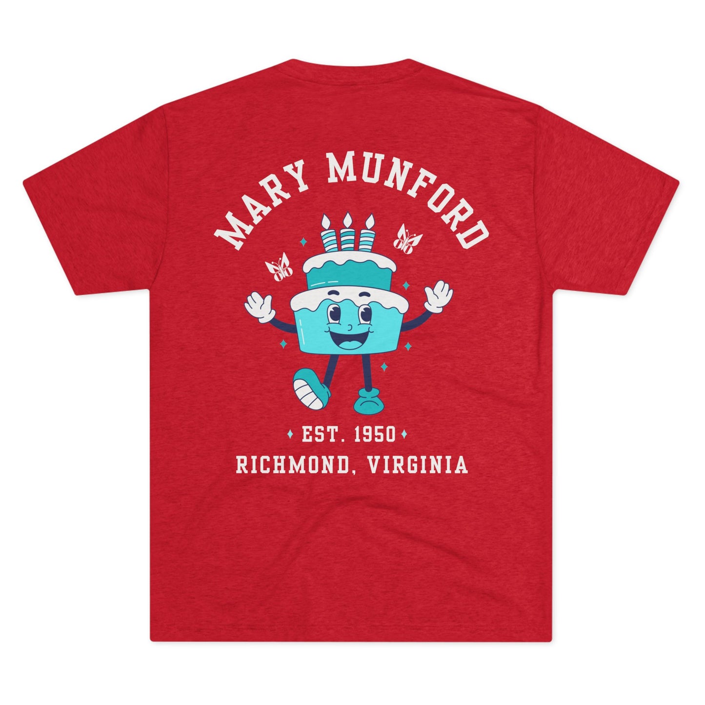 Happy 75th Munford! Unisex Tri-Blend Crew Tee (Adult)
