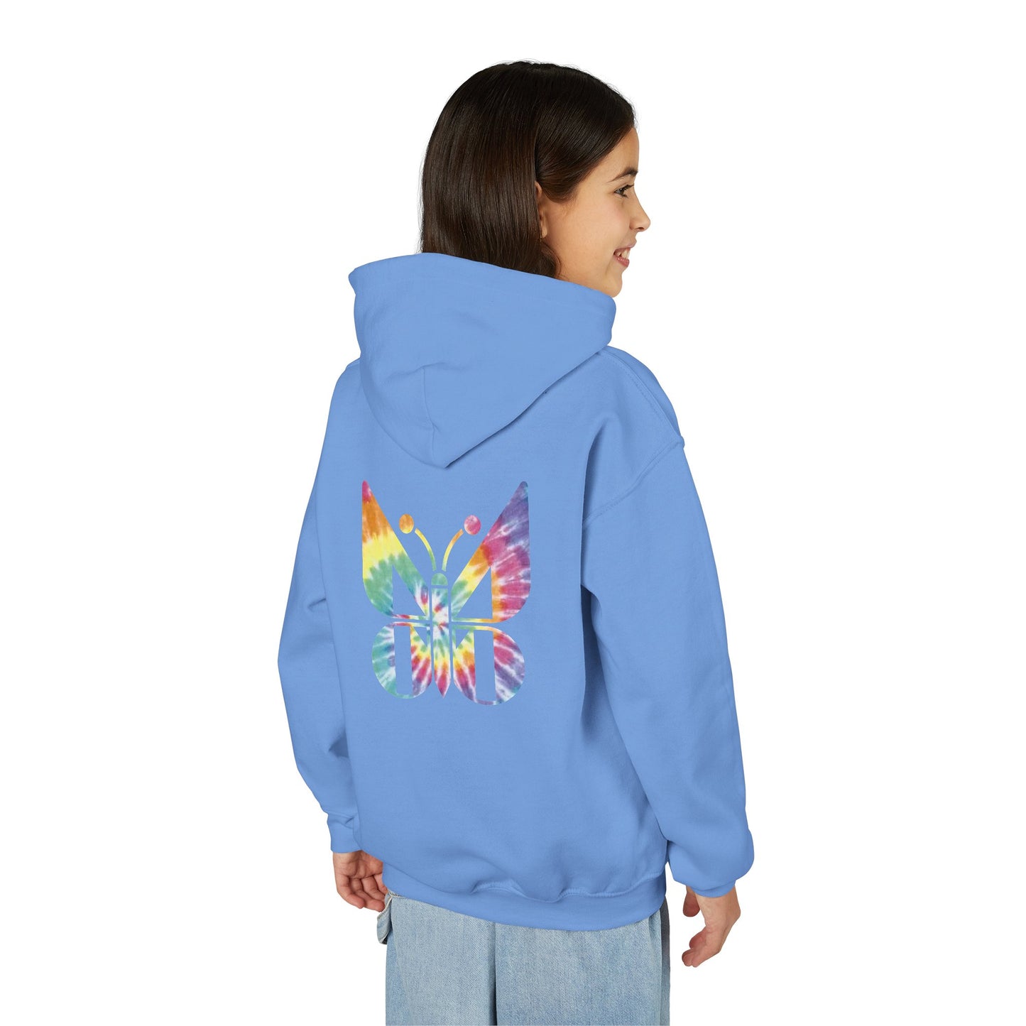 Kids Tie-Dye Monarch Heavy Blend Hoodie (Klunderwear™️ by Munford)