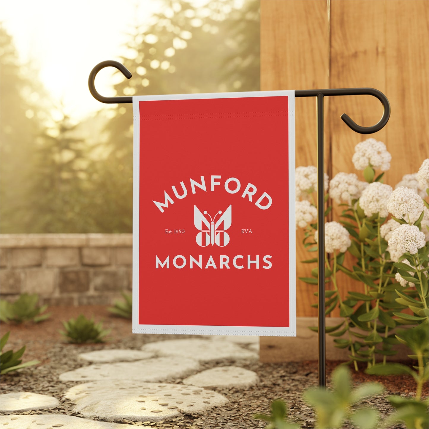 Monarch Garden Flag